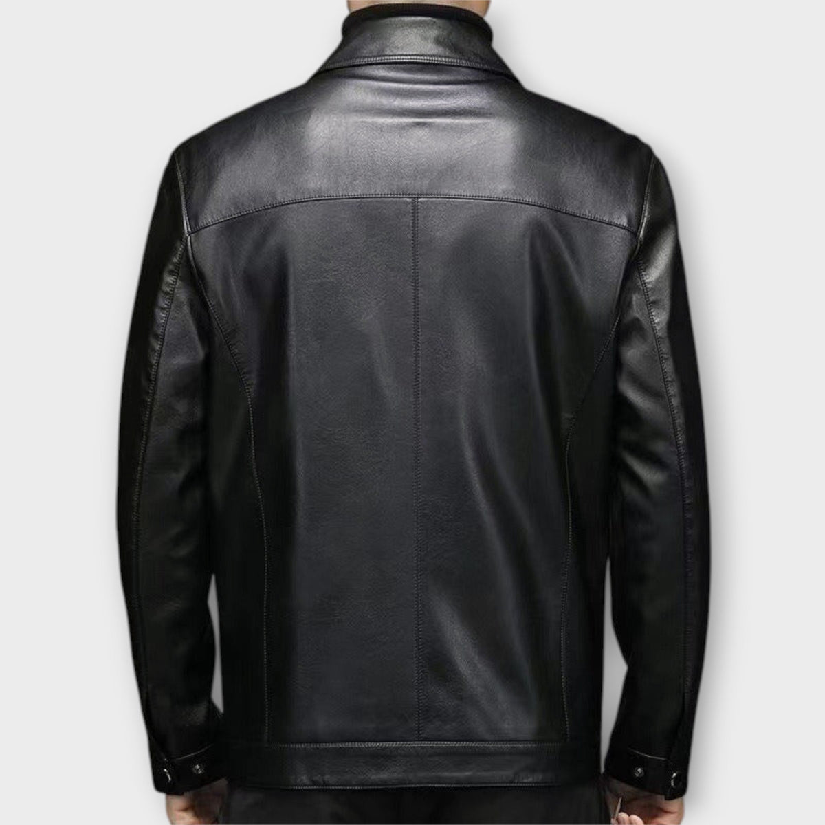 Veste effet cuir coupe slim