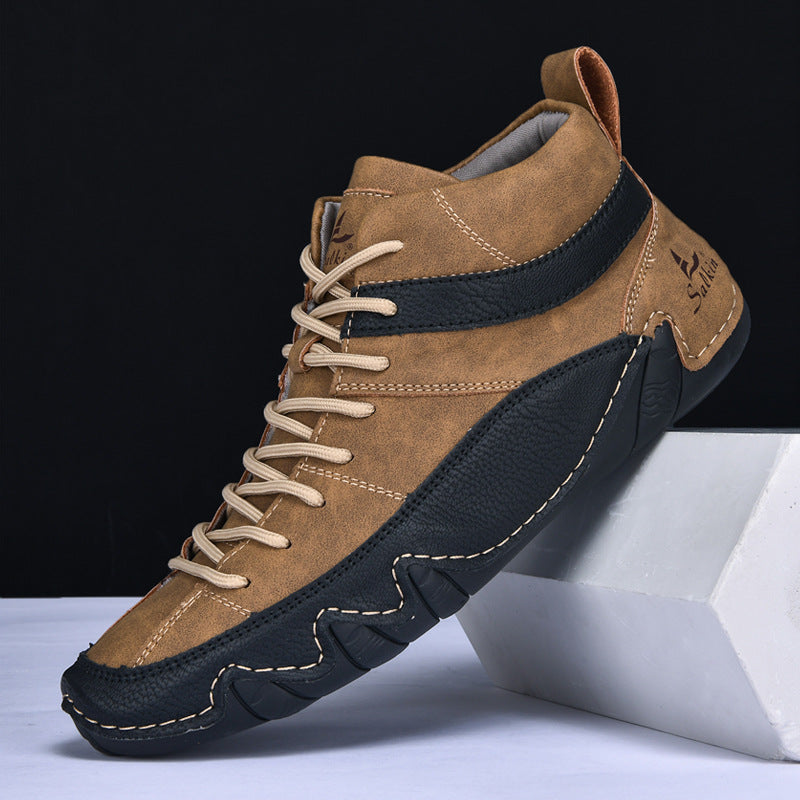 Chaussures de ville effet cuir colorées