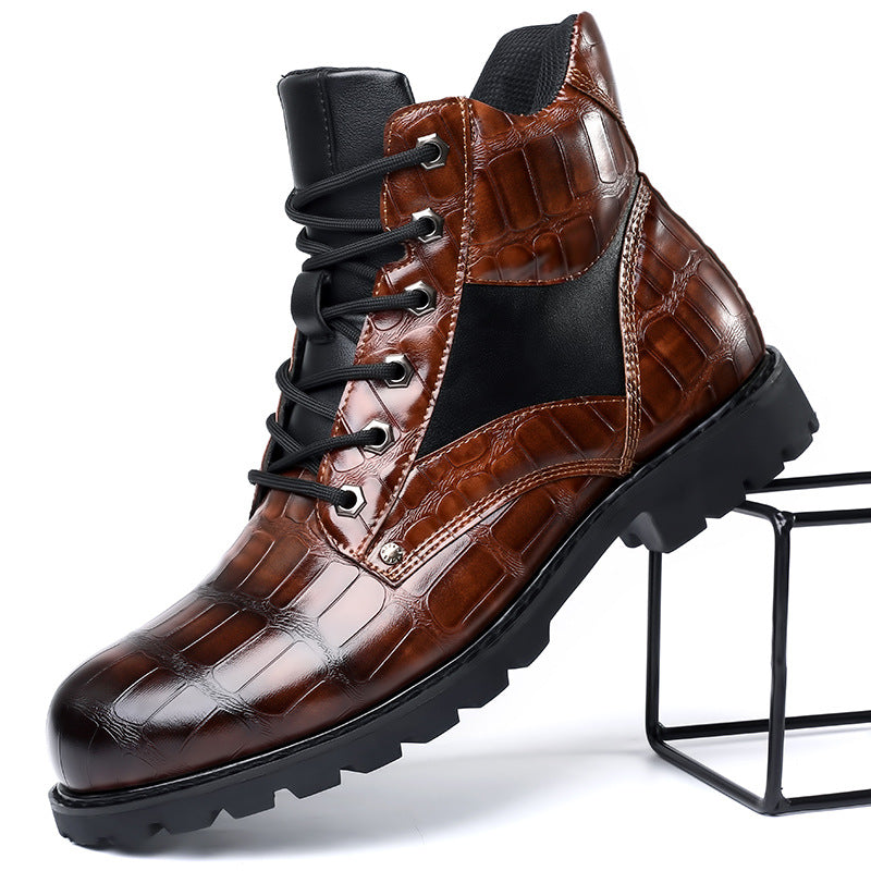 Chaussures habillées effet cuir lisse