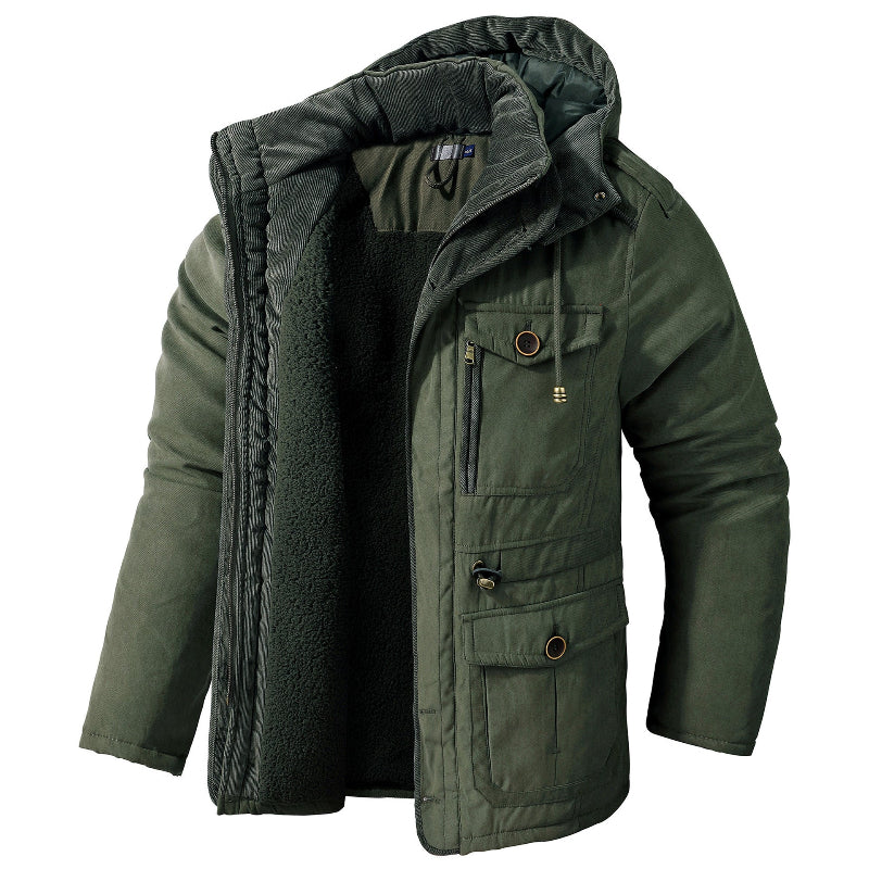 Veste de terrain à capuche amovible