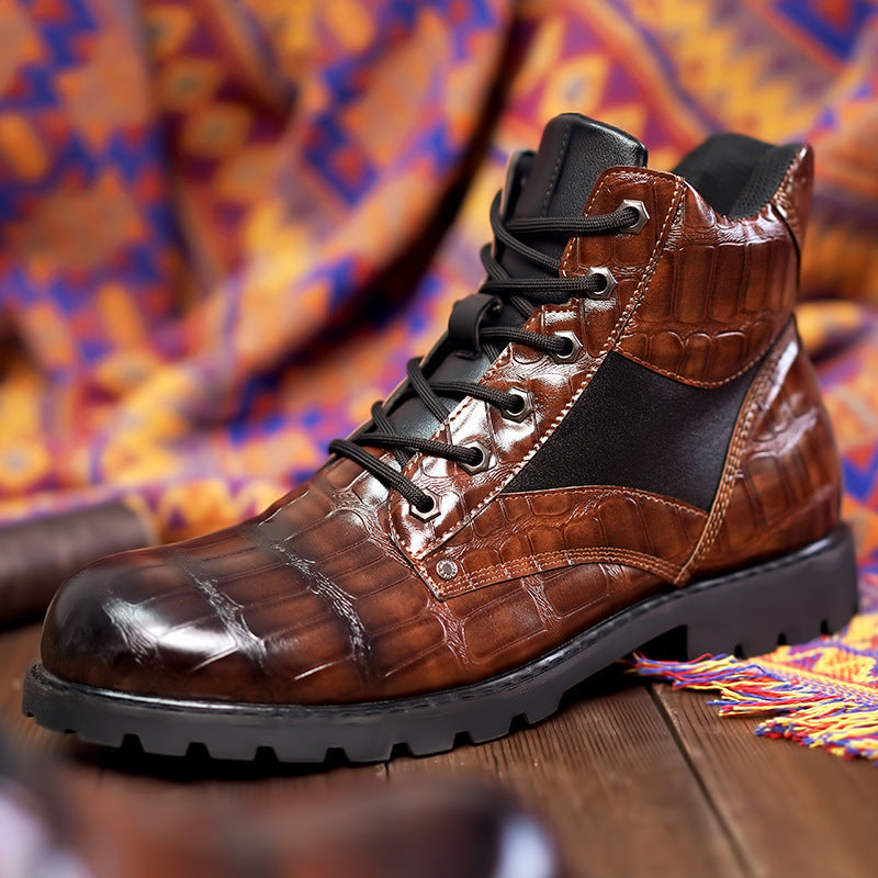 Chaussures habillées effet cuir lisse