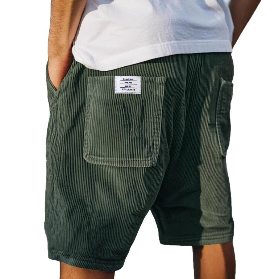 Short chic en velours côtelé au style intemporel homme – Laborde
