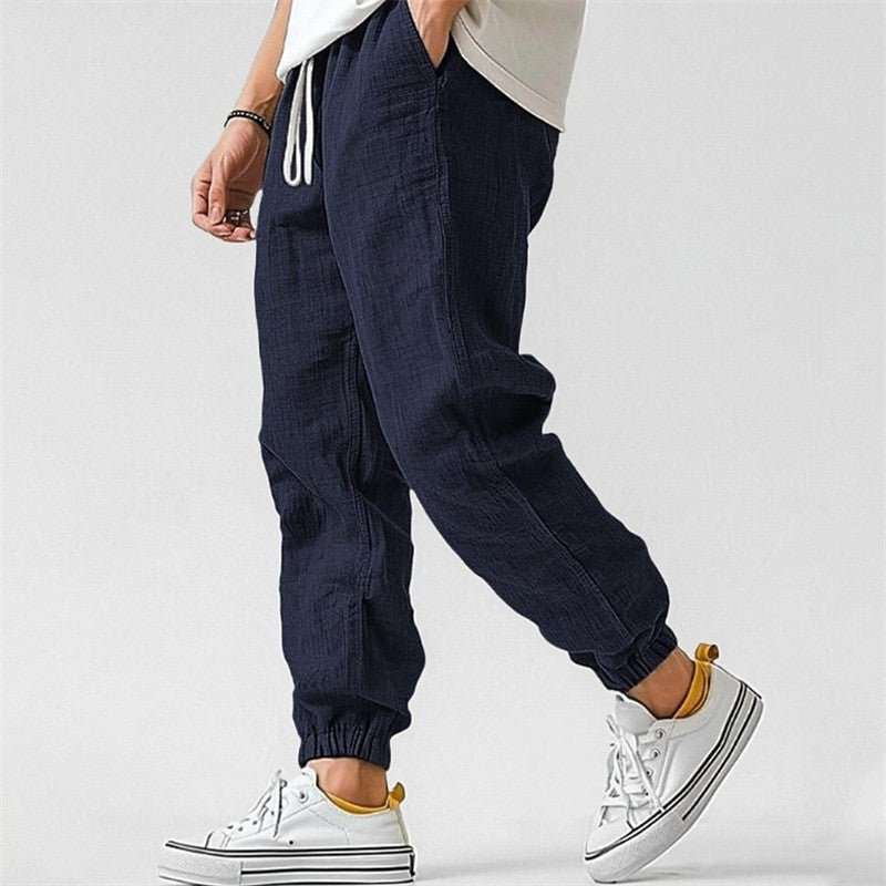 Pantalon léger ample à poches latérales