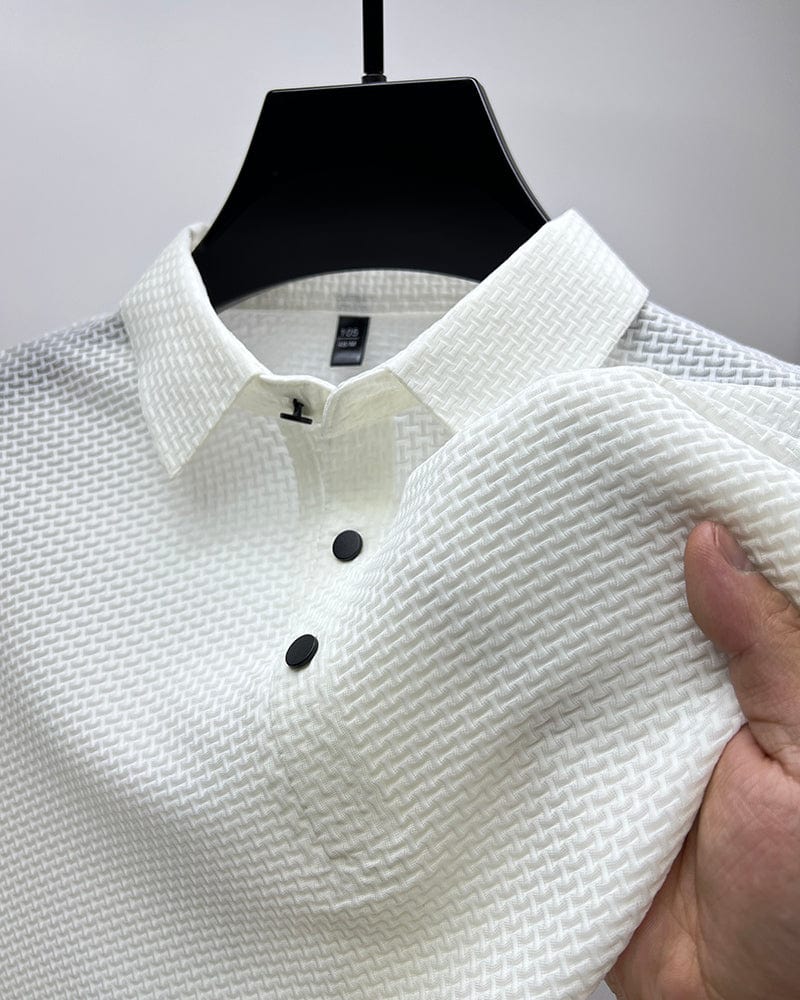 Polo mesh zones aérées respirant actif finition soignée homme – Irancy