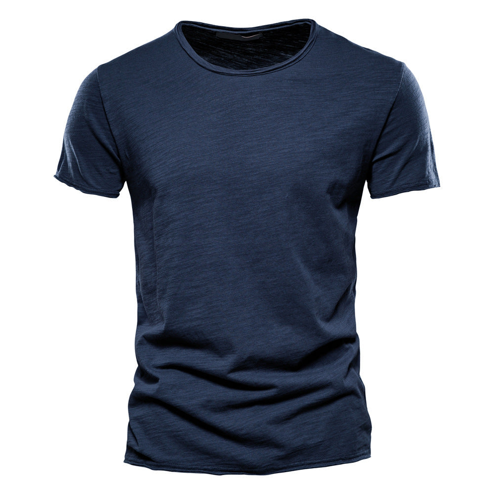 Tee-shirt coupe moderne en maille légère