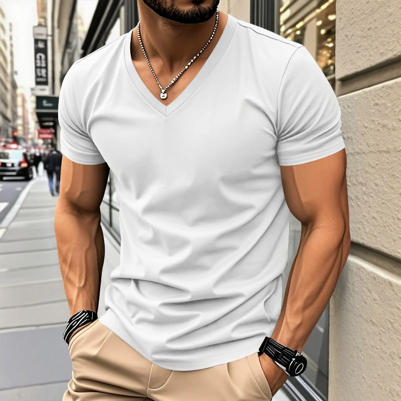Chemise unie au toucher doux