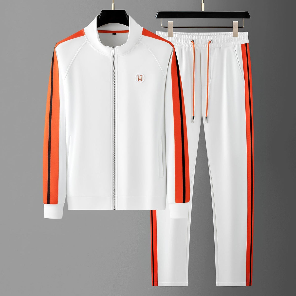 Ensemble sportif premium veste et pantalon à la finition soignée homme – Aurel
