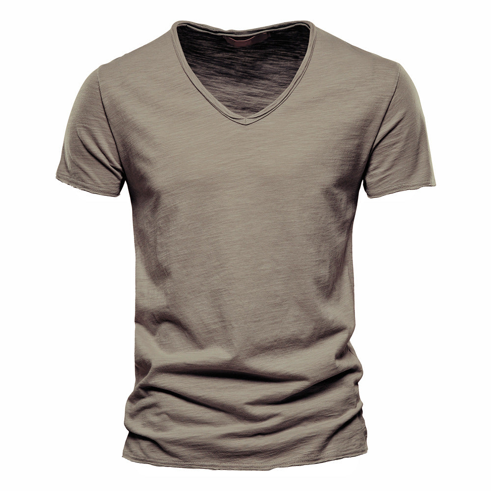 Tee-shirt coupe moderne en maille légère