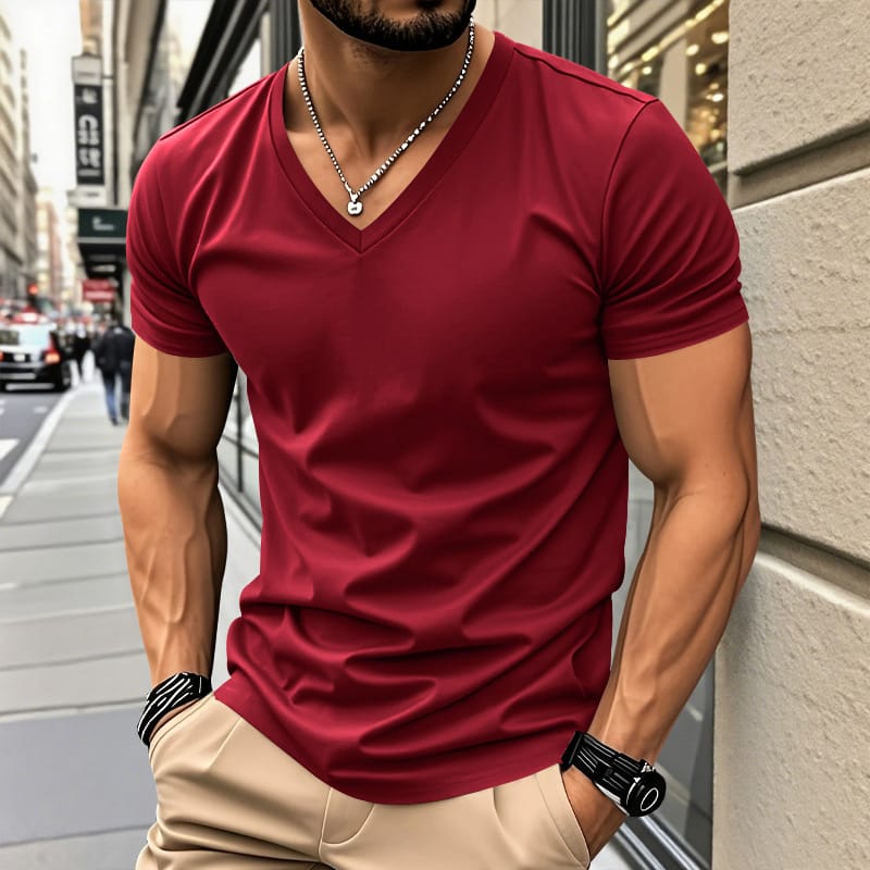 Chemise unie au toucher doux
