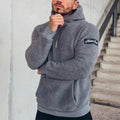 Sweat à capuche zippé en maille