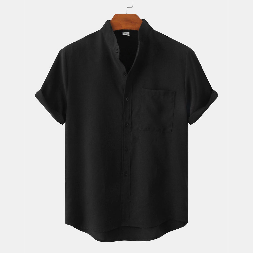 Chemise manches courtes coupe ajustée