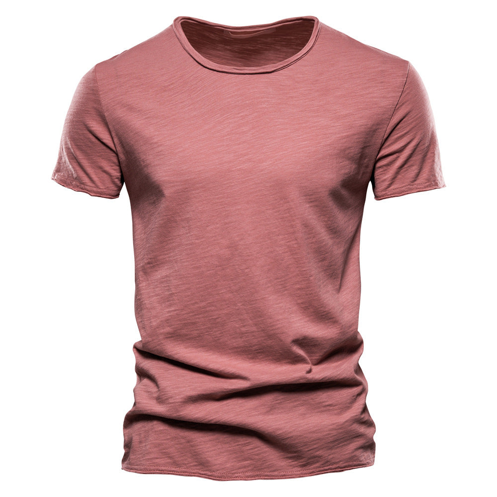 Tee-shirt coupe moderne en maille légère