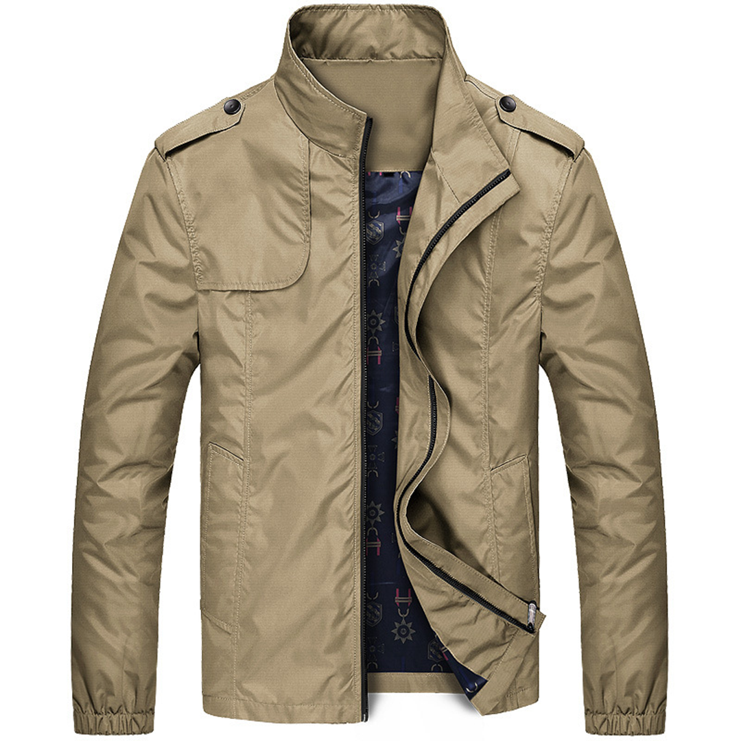 Veste coupe-vent déperlante légère mi-saison allure sobre homme – Herbault