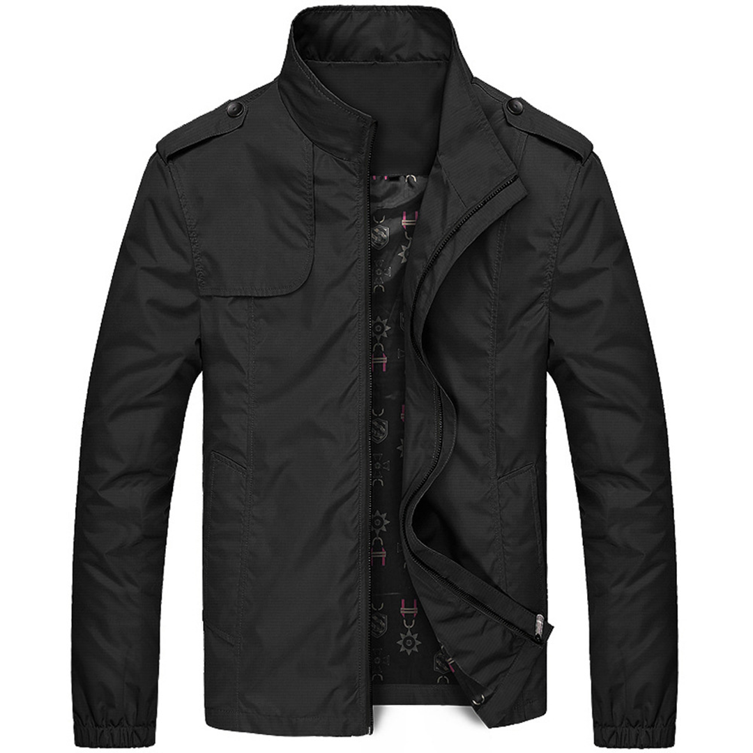 Veste coupe-vent déperlante légère mi-saison allure sobre homme – Herbault