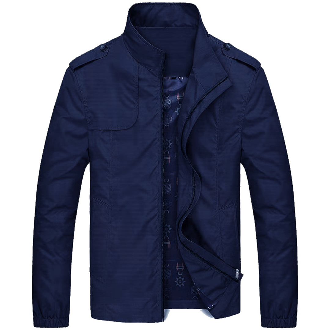 Veste coupe-vent déperlante légère mi-saison allure sobre homme – Herbault