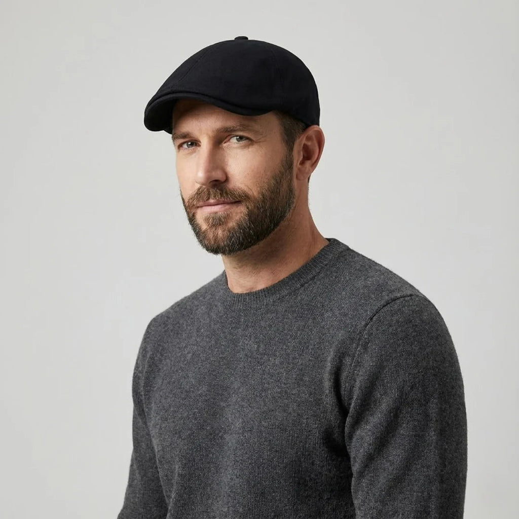 Casquette plate en coton au chic discret au style intemporel homme – Eyguières