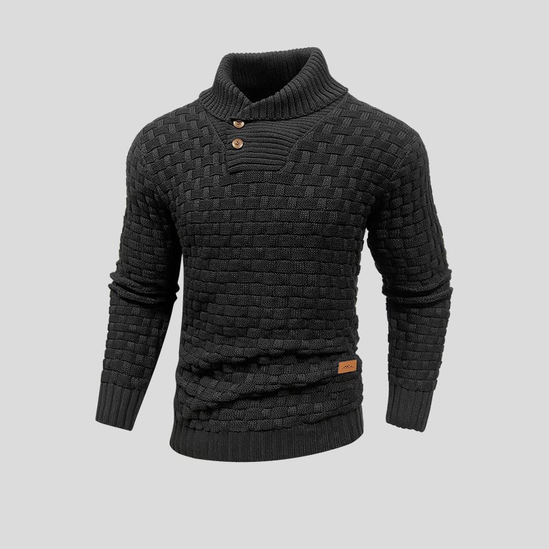 Pull premium en maille douce confortable style chic intemporel homme – Onzain