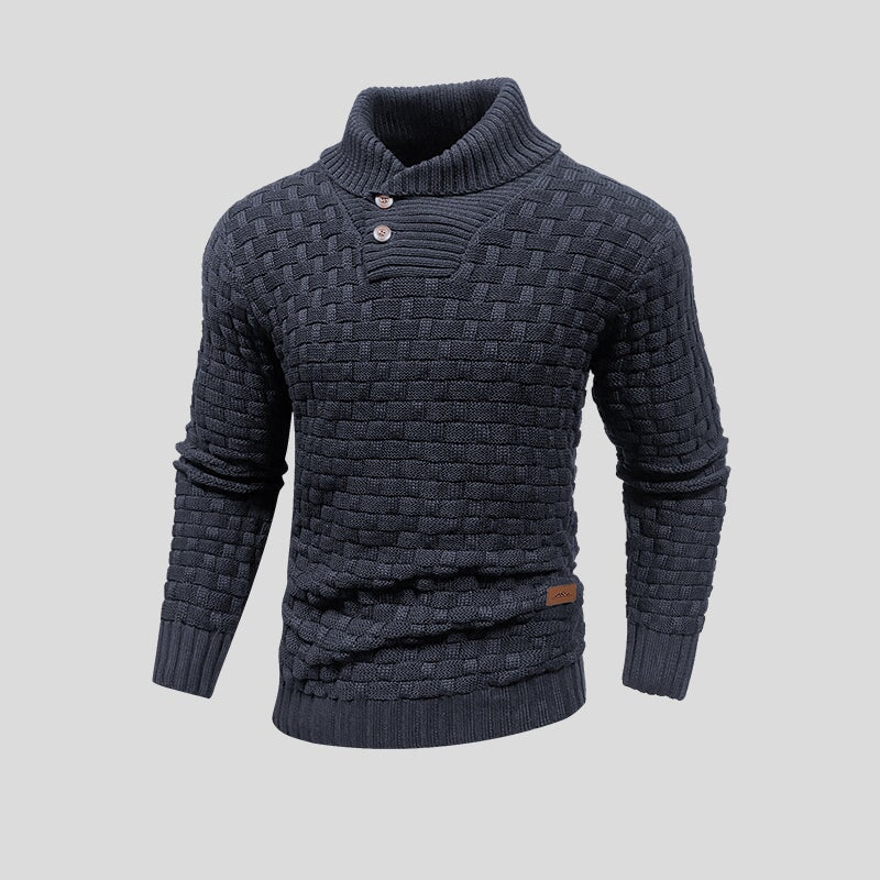 Pull premium en maille douce confortable style chic intemporel homme – Onzain