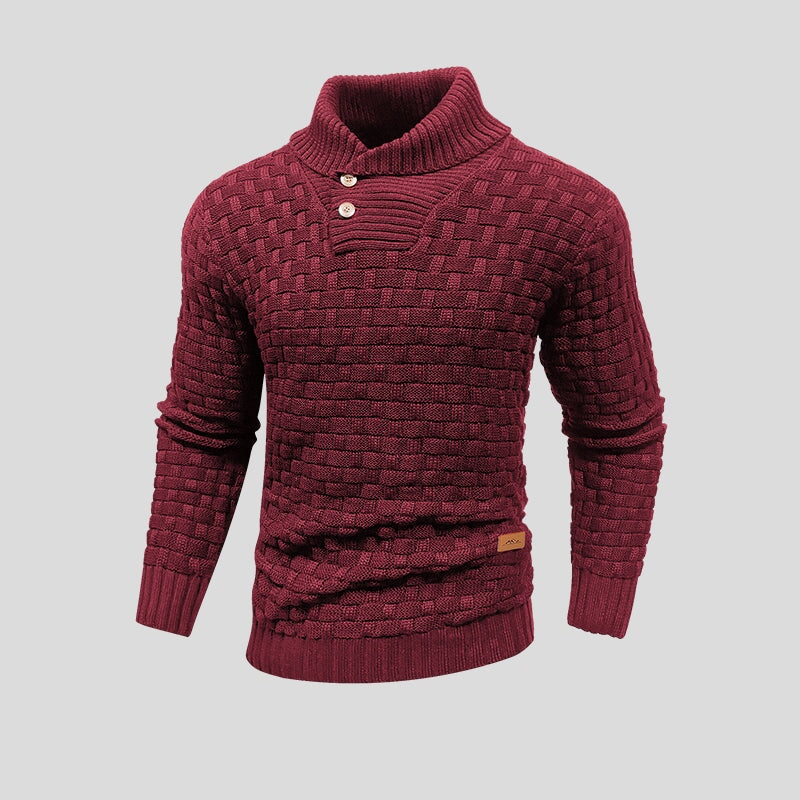 Pull premium en maille douce confortable style chic intemporel homme – Onzain
