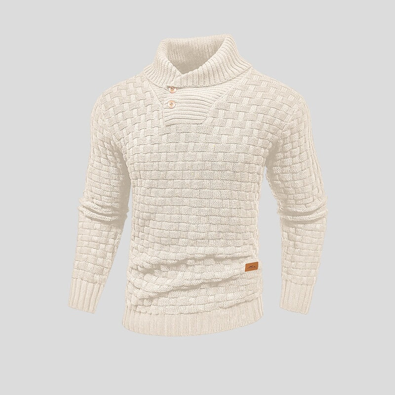 Pull premium en maille douce confortable style chic intemporel homme – Onzain