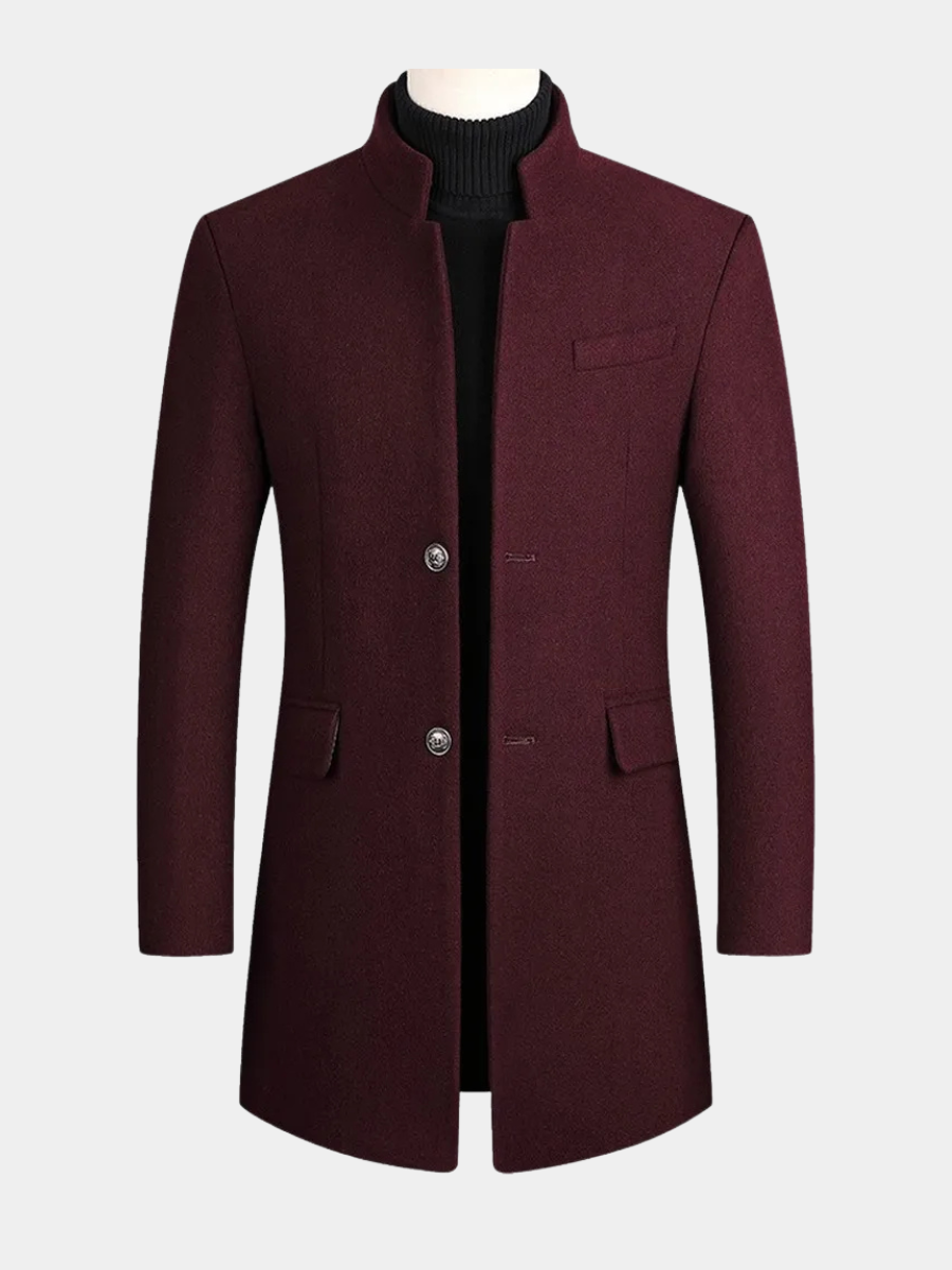 Manteau intemporel chaud coupe raffinée finition soignée homme – Rigny