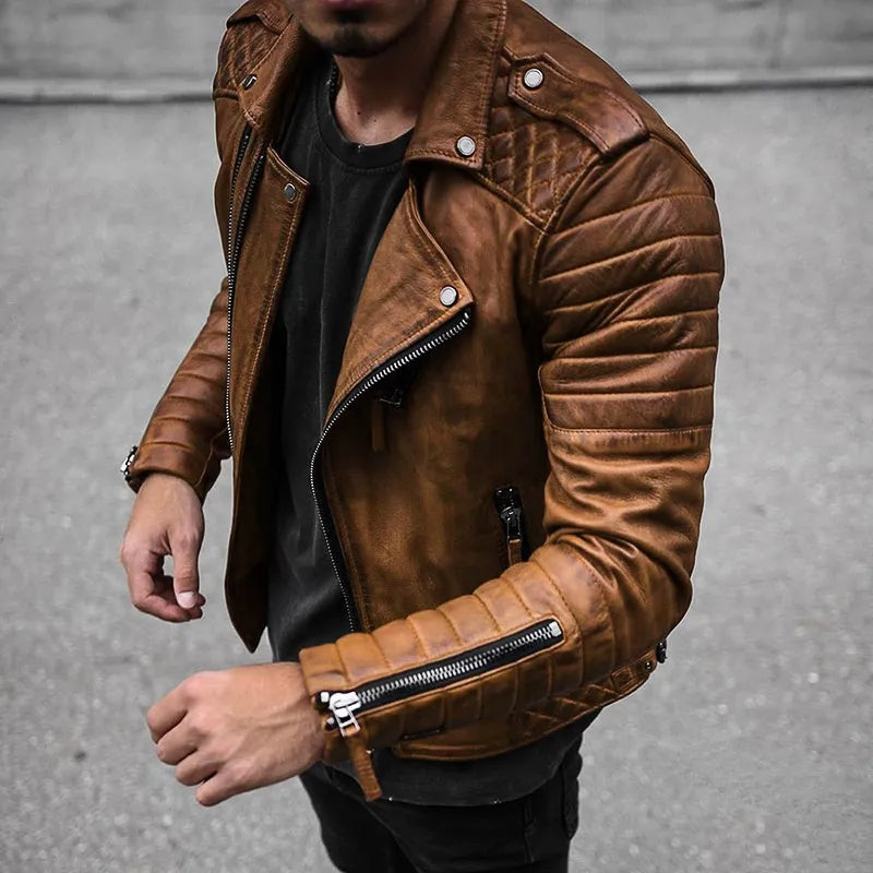 Veste en cuir de haute qualité durable et élégante homme – Sées