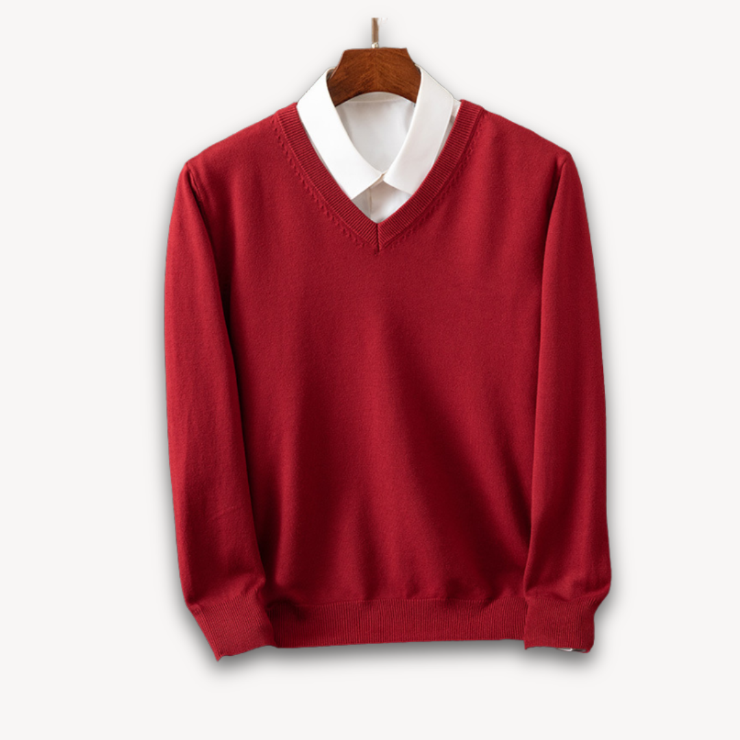 Pull en maille douce effet cachemire col rond homme – Quiberon