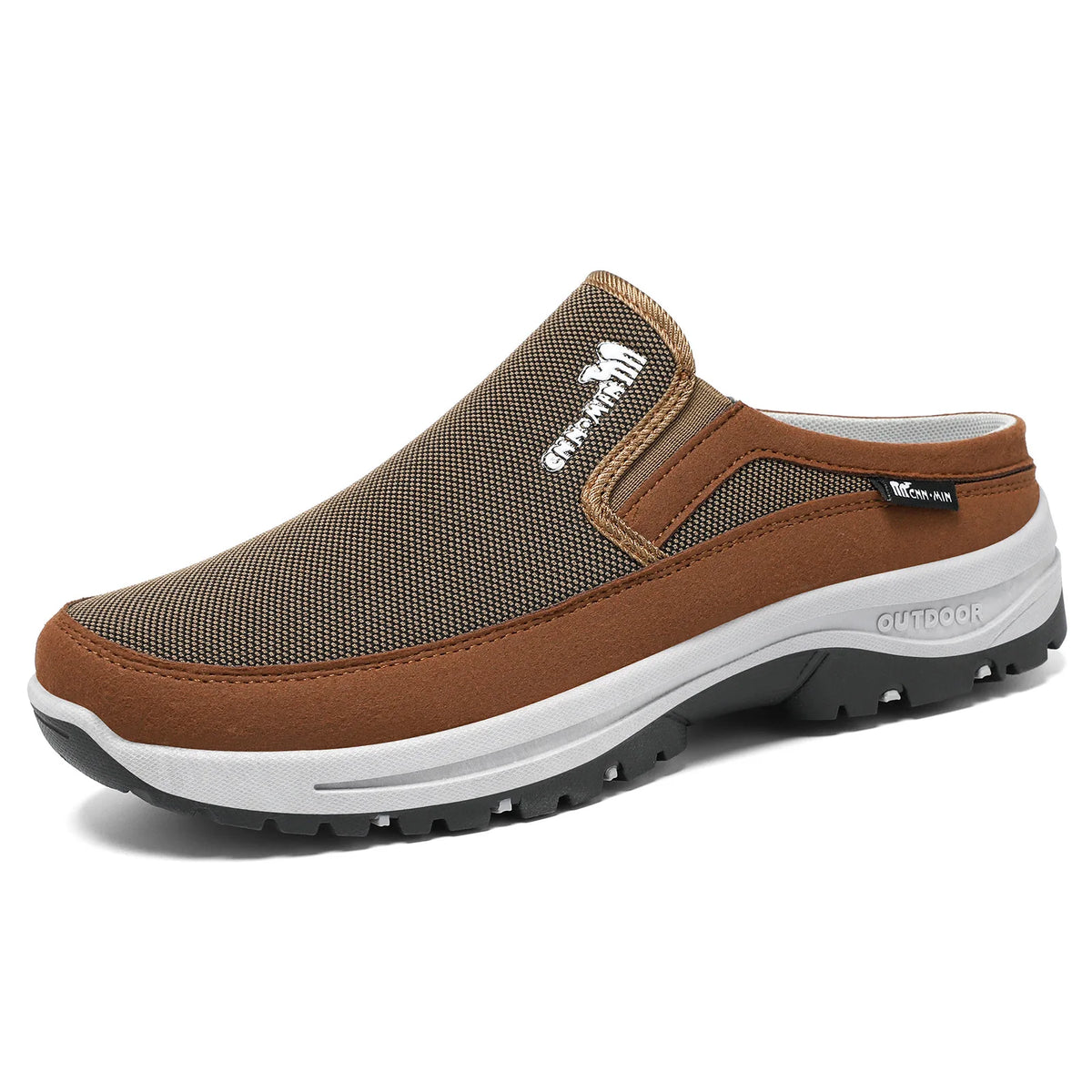 Mules baskets dos ouvert en maille