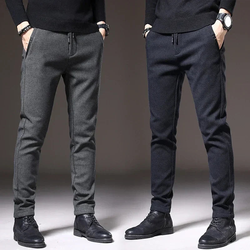 Pantalon jogger coupe ajustée au chic discret au style intemporel homme – Céreste