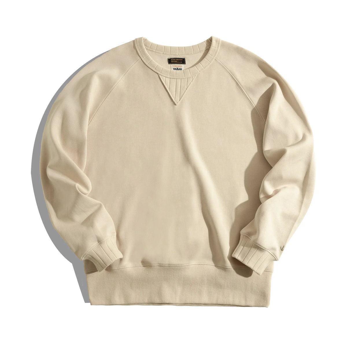 Pull col rond esprit universitaire