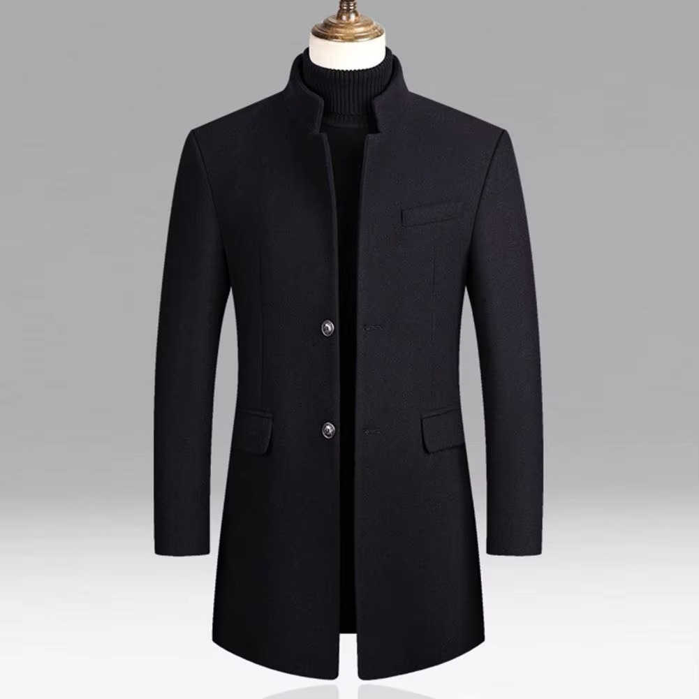 Manteau intemporel chaud coupe raffinée finition soignée homme – Rigny
