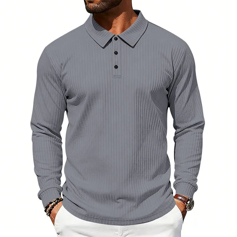 Polo à col et patte boutonnée
