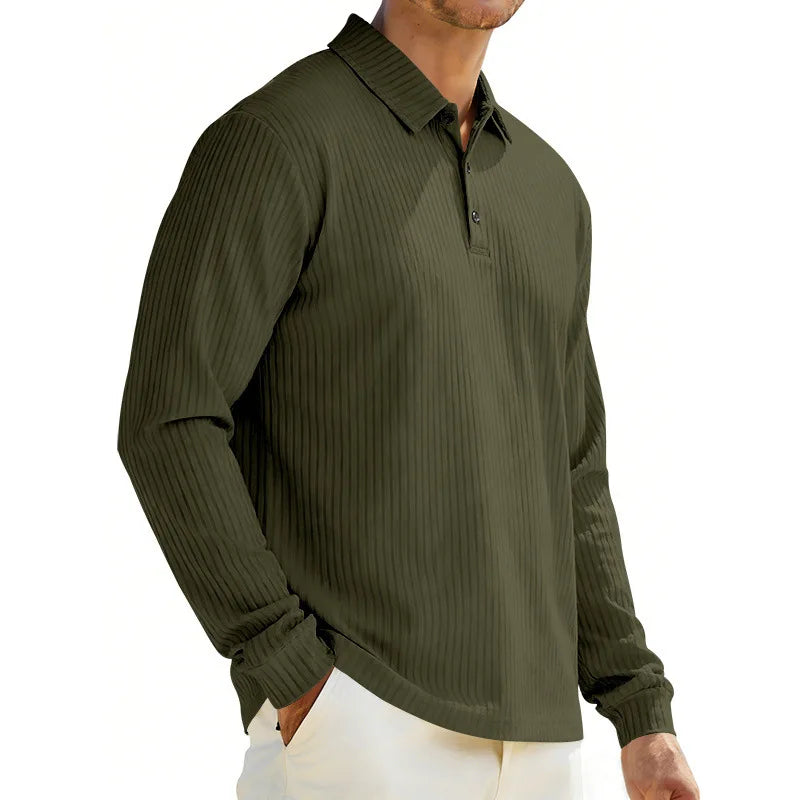 Polo à col et patte boutonnée