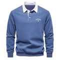 Pull polo à contrastes raffinés col polo coupe moderne élégance homme – Créon