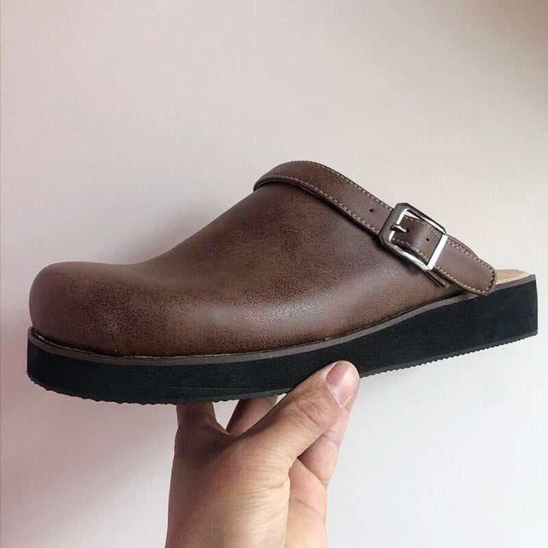 Chaussons confort orthopédiques à enfiler pour la maison homme – Kerlouan