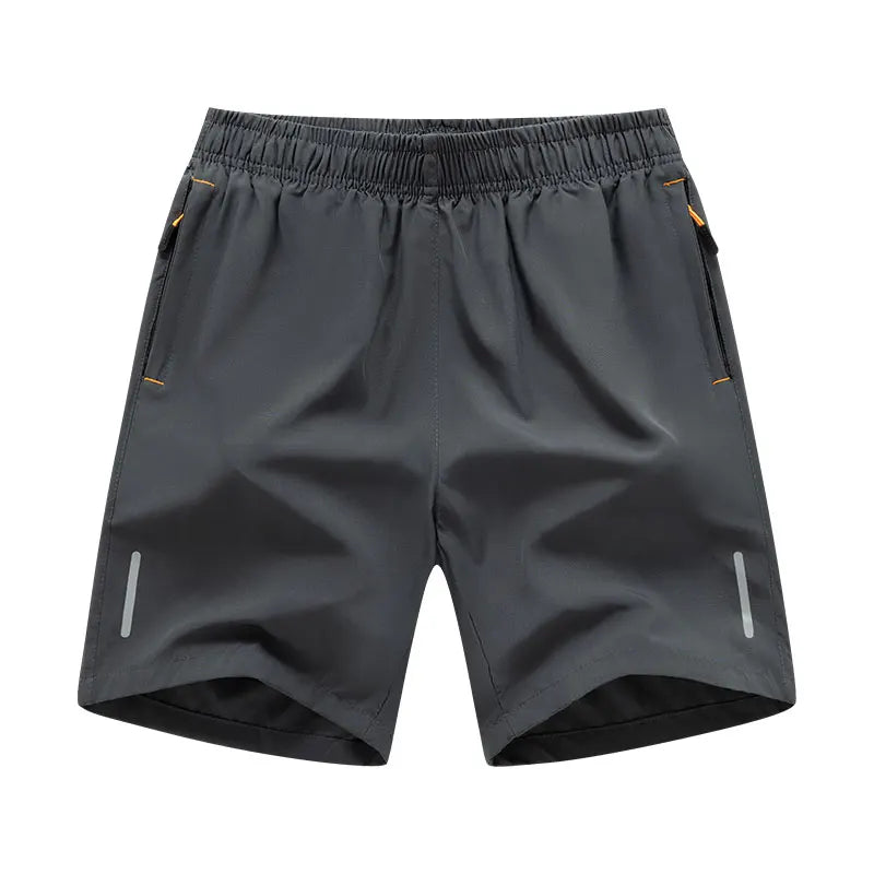 Short de sport léger à poches zippées