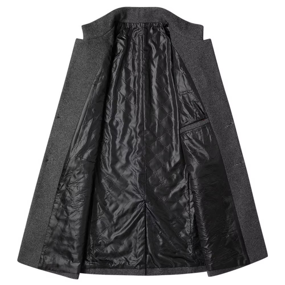 Manteau intemporel chaud coupe raffinée finition soignée homme – Rigny