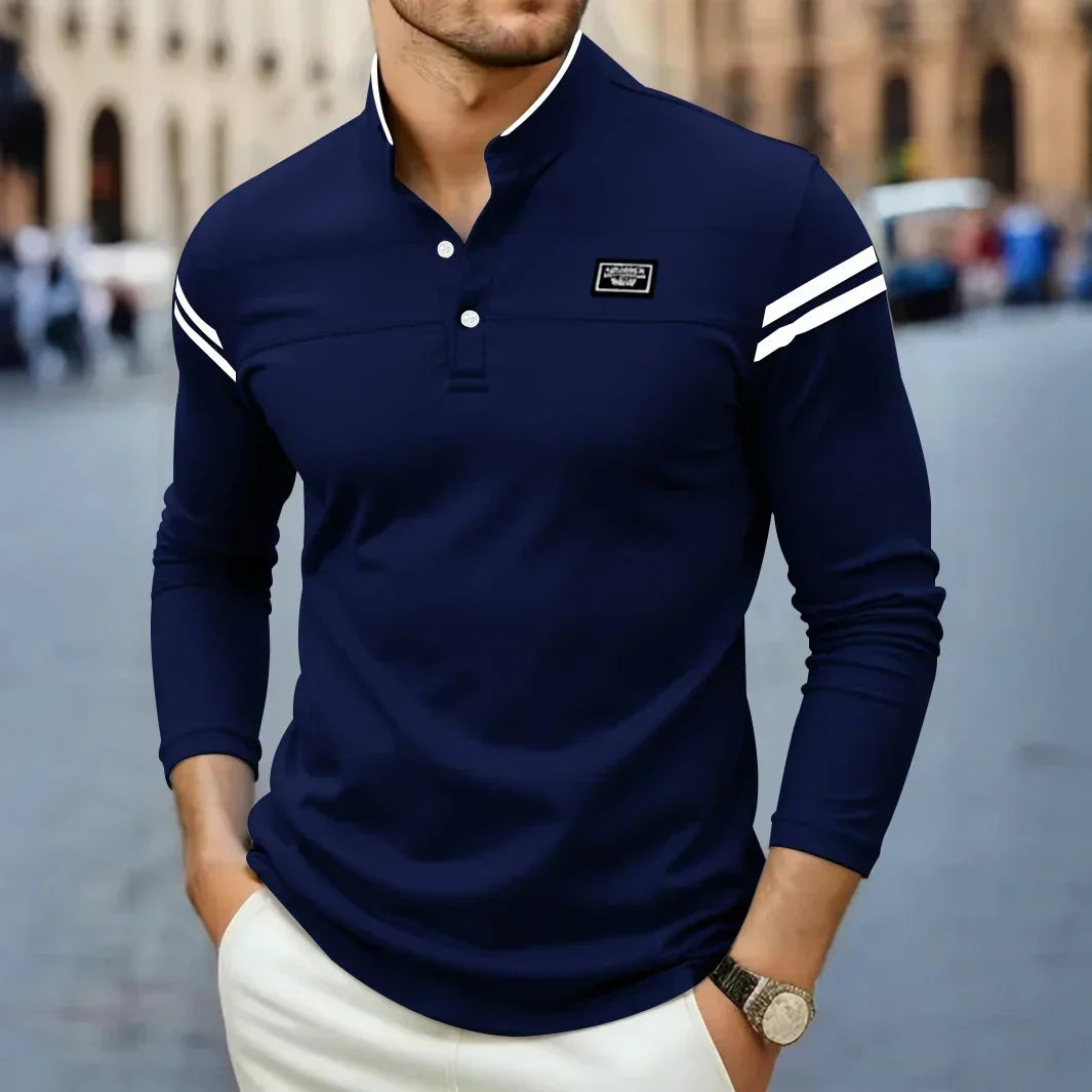 T-shirt manches longues moderne au chic discret homme – Roquebrune