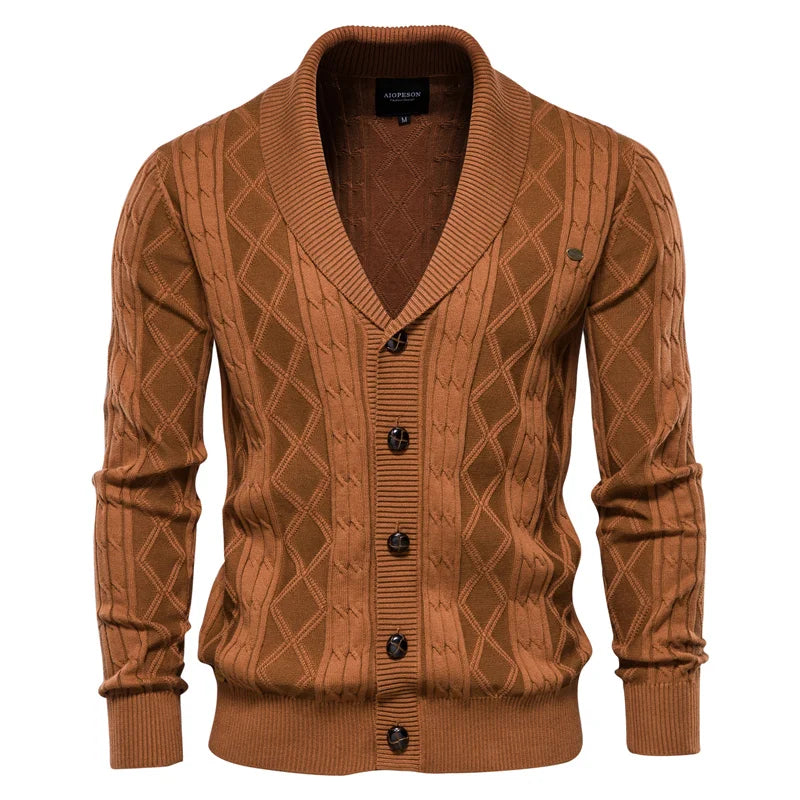 Pull décontracté boutonné en maille légère