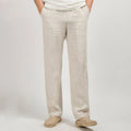 Pantalon en lin coupe droite décontractée léger homme – Chambord