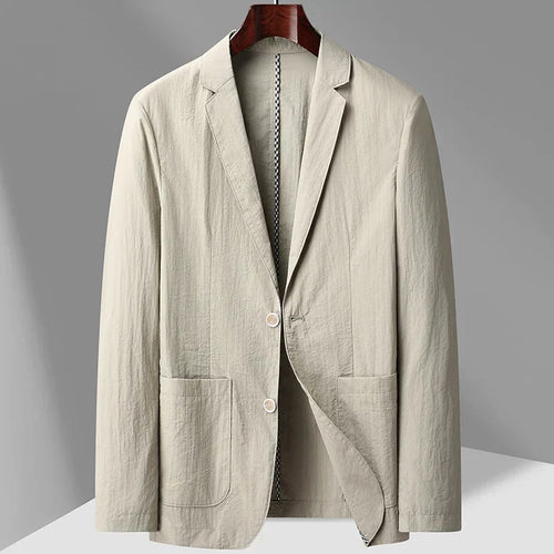 Blazer léger aspect lin non doublé