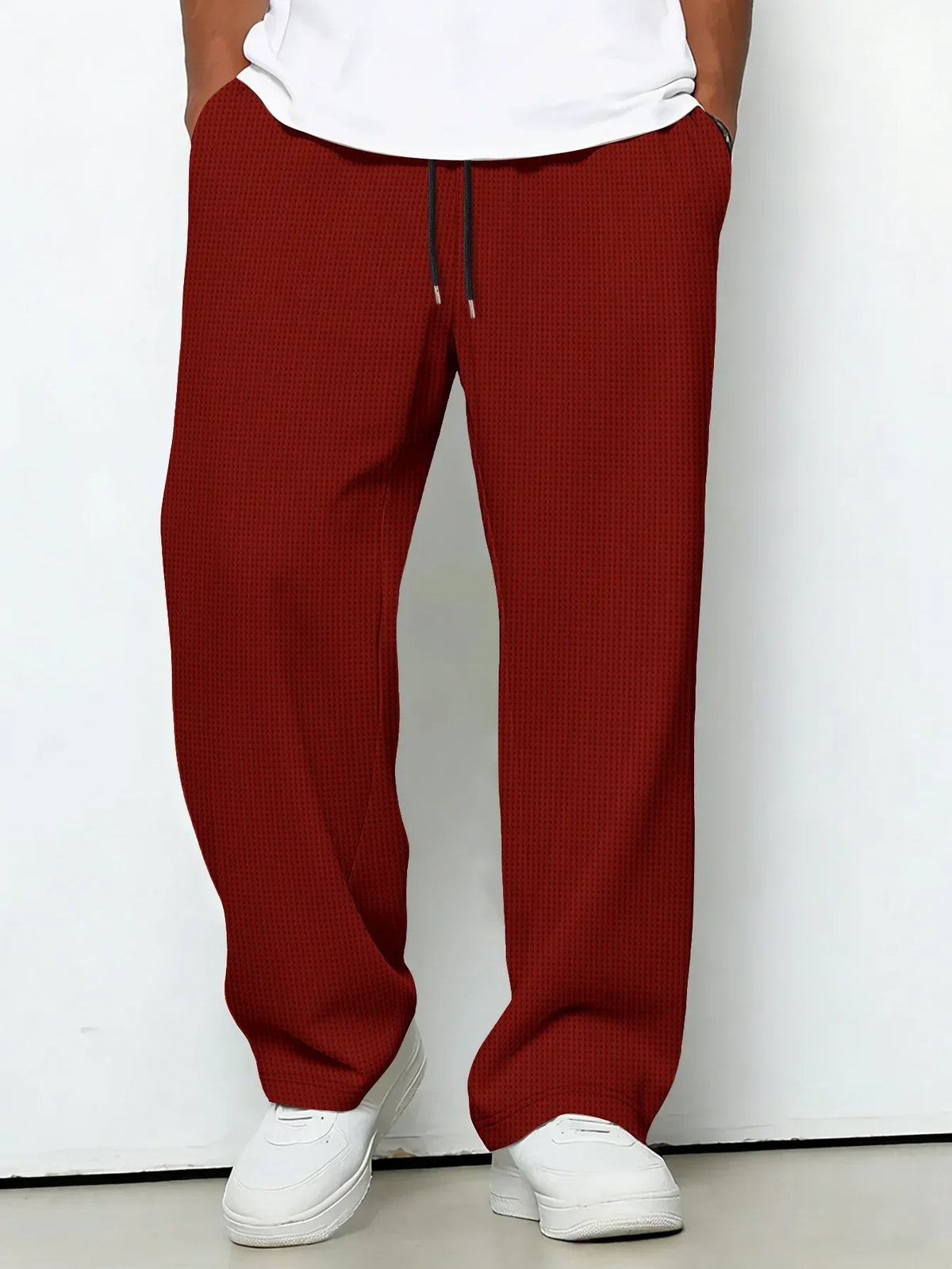 Pantalon ample décontracté à jambe large