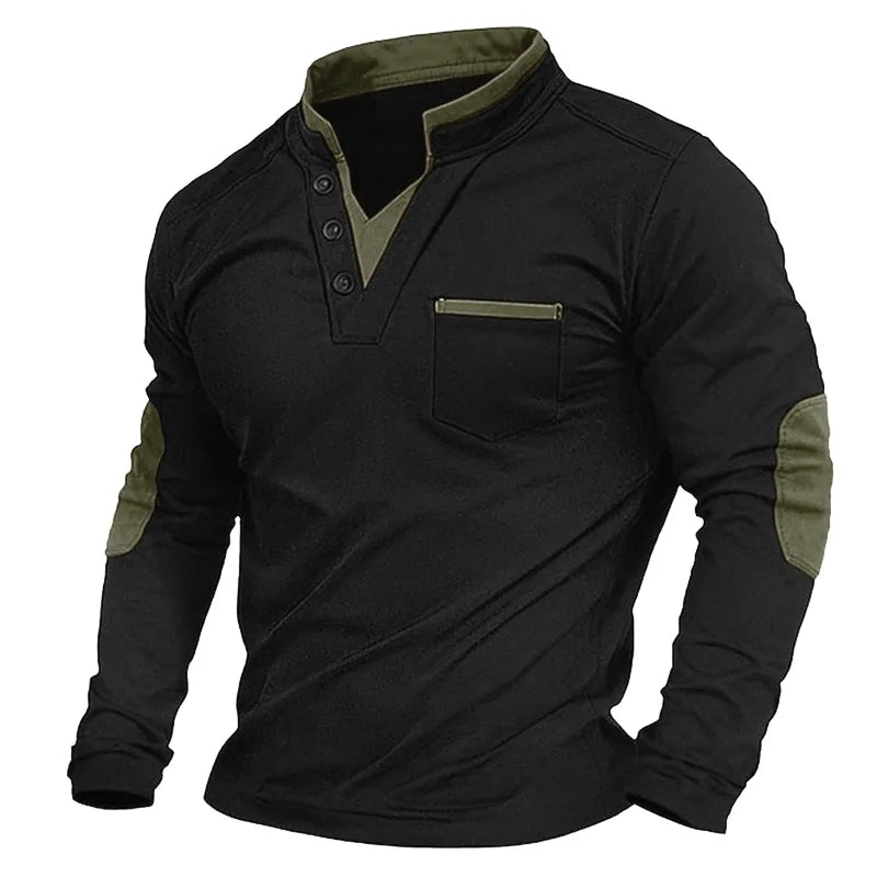 Sweat-shirt col V en maille douce