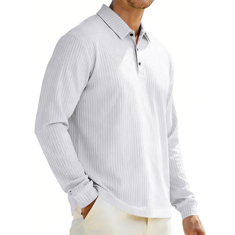 Polo à col et patte boutonnée