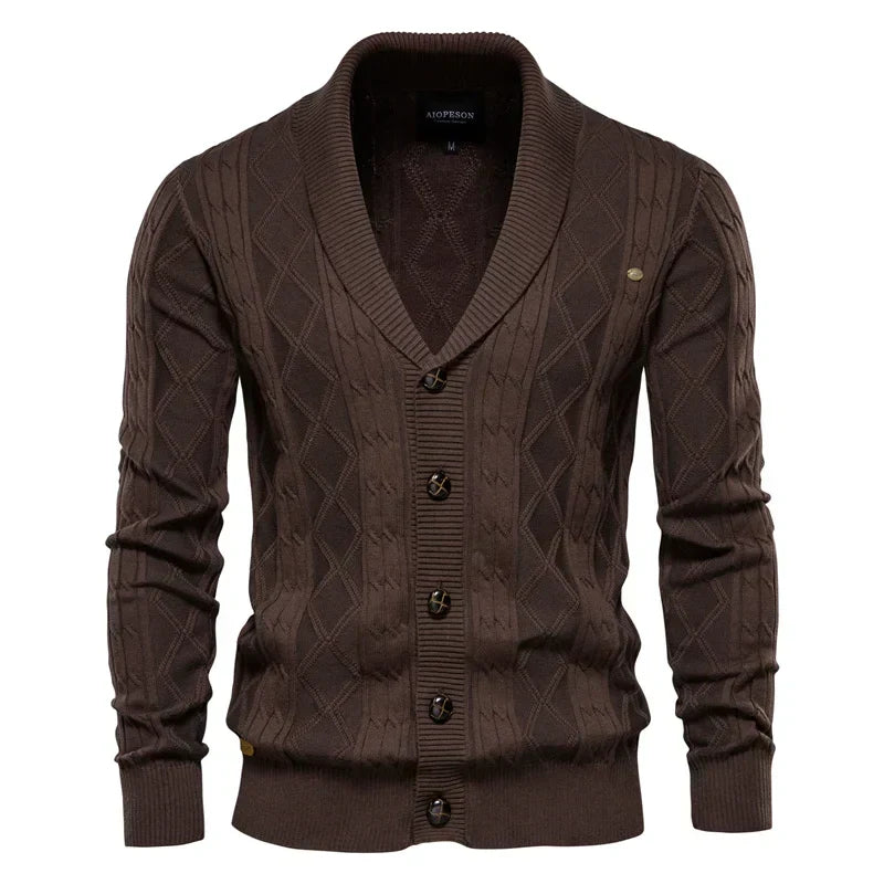Pull décontracté boutonné en maille légère