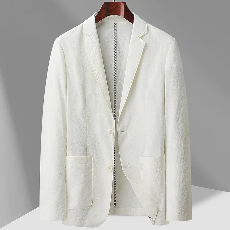 Blazer léger aspect lin non doublé