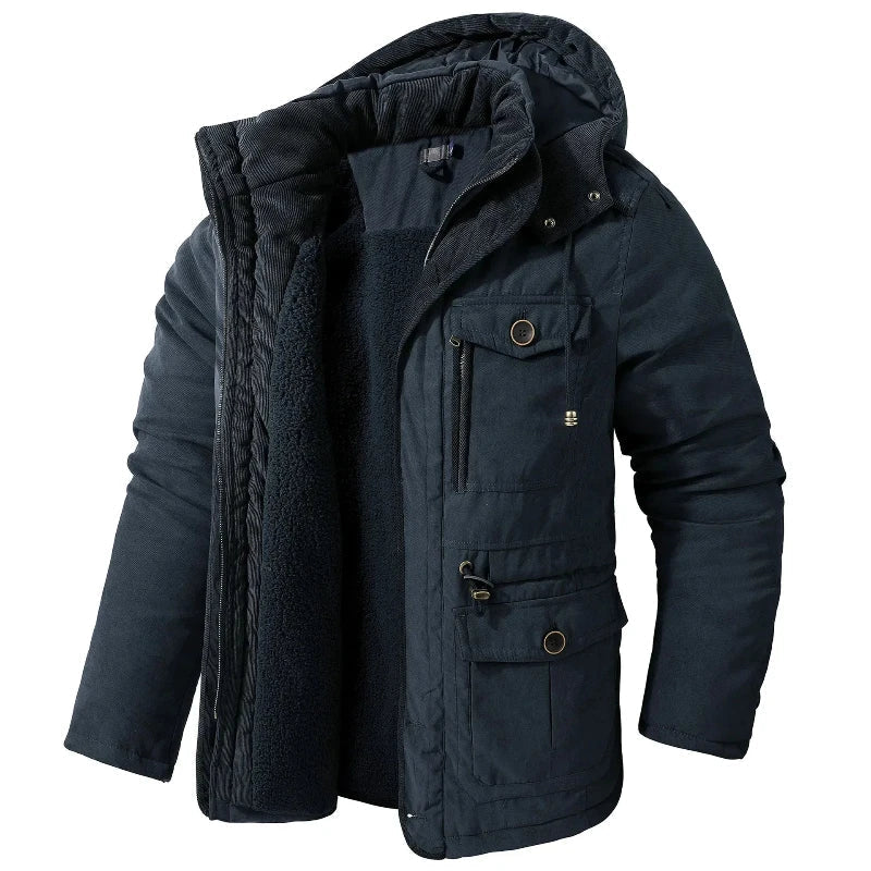 Veste de terrain à capuche amovible