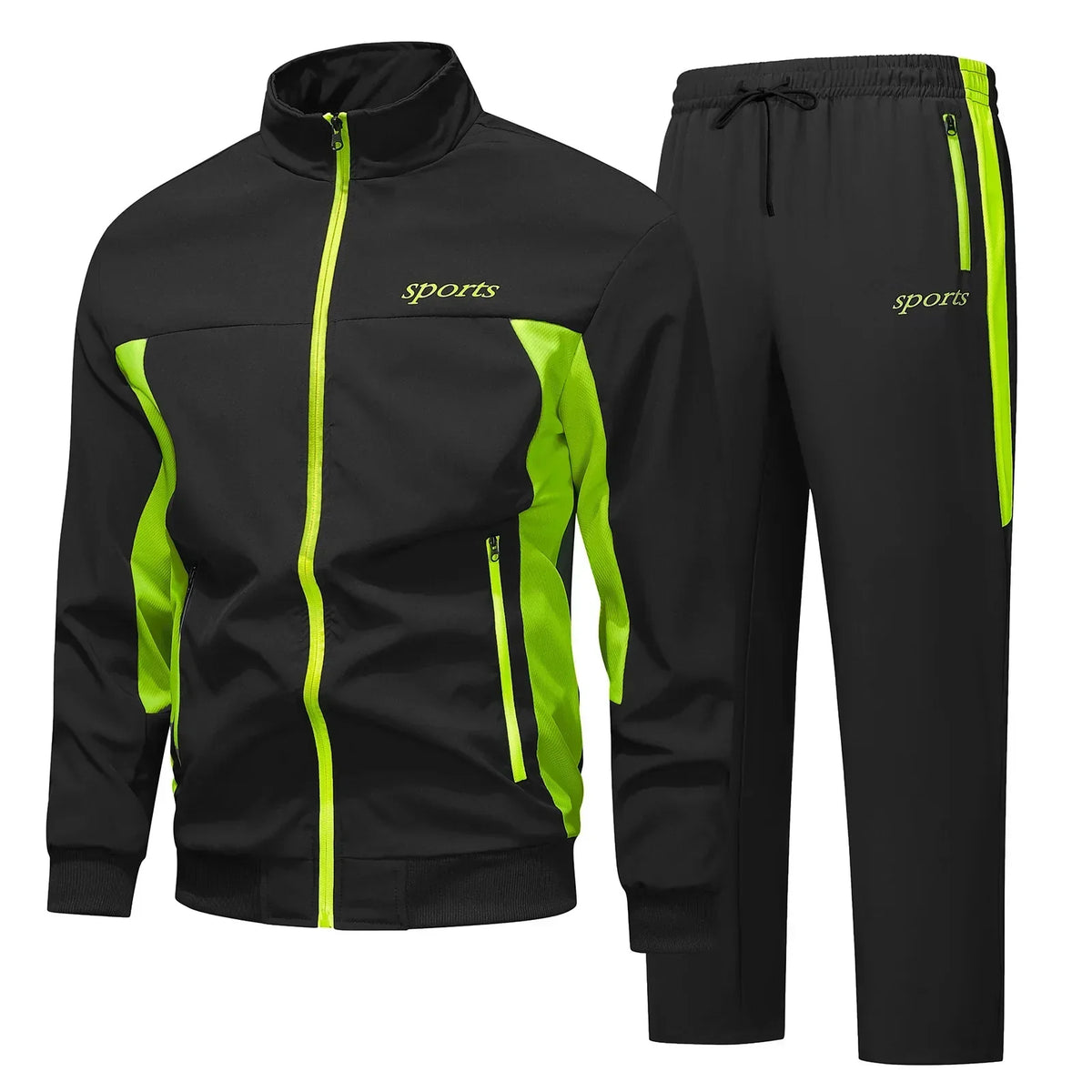 Ensemble survêtement veste zippée et pantalon pour le sport et les voyages homme – Aubeterre