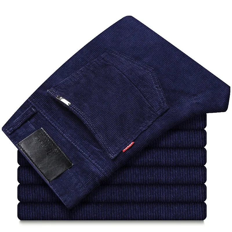 Pantalon en matière premium coupe droite élégante décontractée homme – Ascain