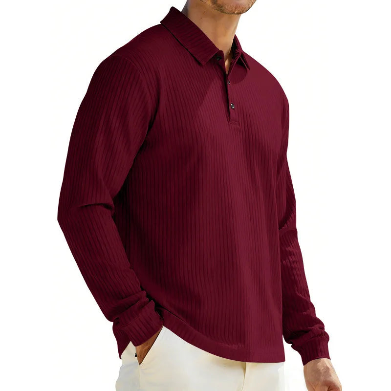 Polo à col et patte boutonnée